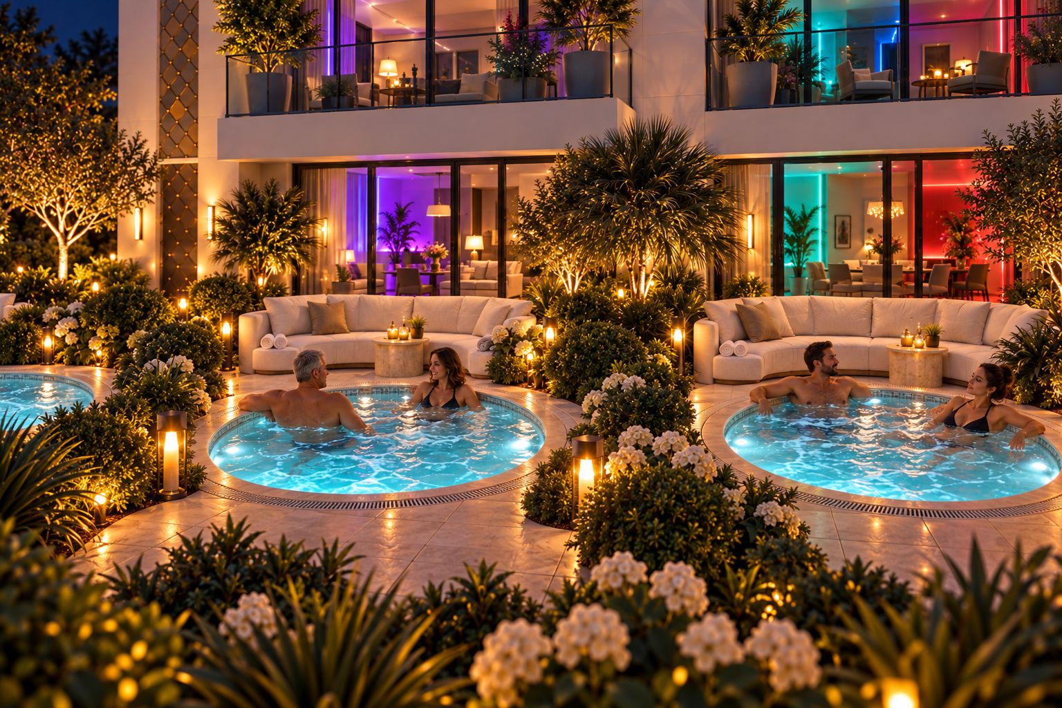 Etap 2 - projekt koncepcyjny: jacuzzi w ogrodzie